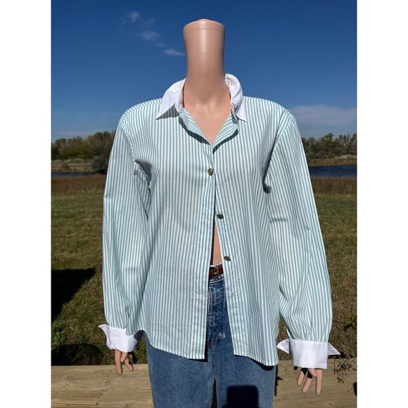 Vintage 90s Nautical Worthington Button Up - Picture 2 of 6